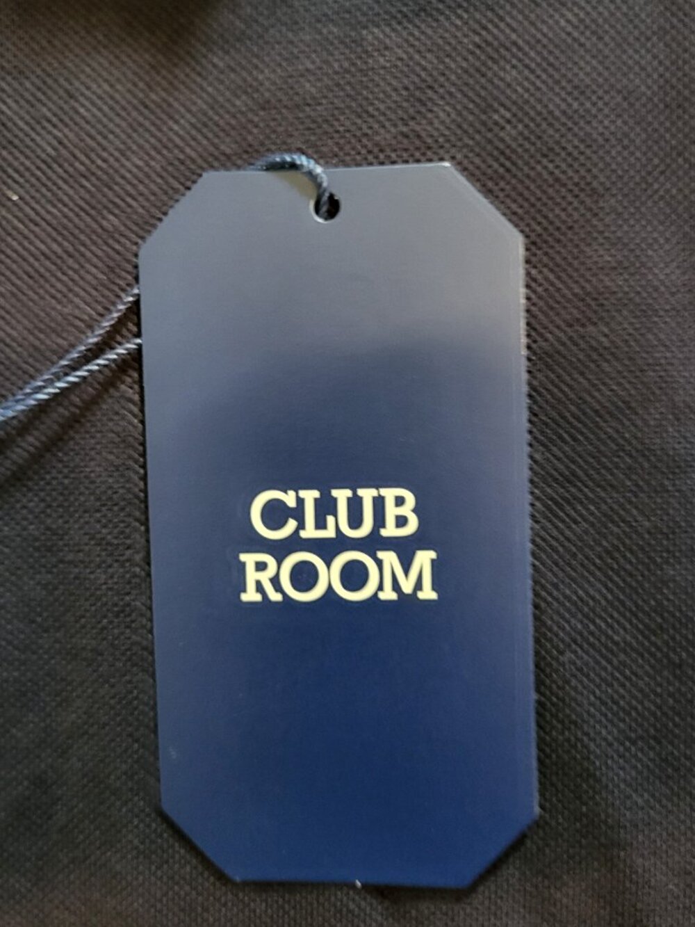 Club Room Men's Slim Fit Performance Stretch Polo Shirt Navy Blue Large NWT - Picture 3 of 5